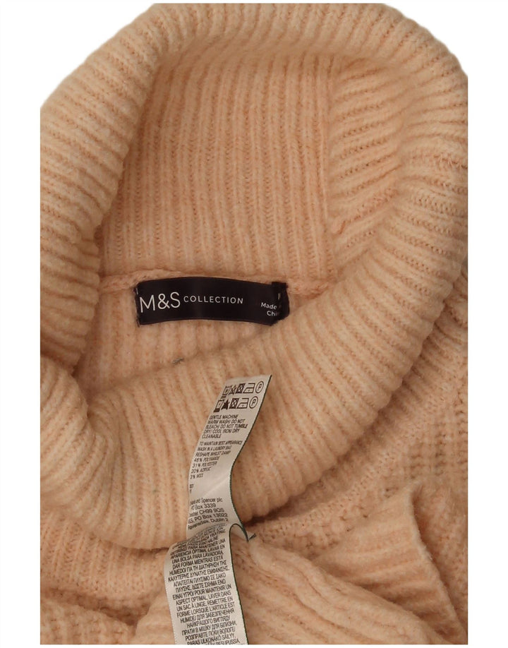 Marks & Spencer - Jersey con cuello vuelto para mujer, talla 40, color naranja mediano