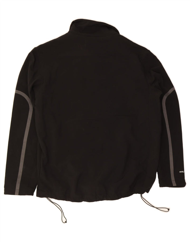 REEBOK Mens Tracksuit Top Jacket XL Black Polyester Vintage Reebok and Second-Hand Reebok from Messina Hembry 