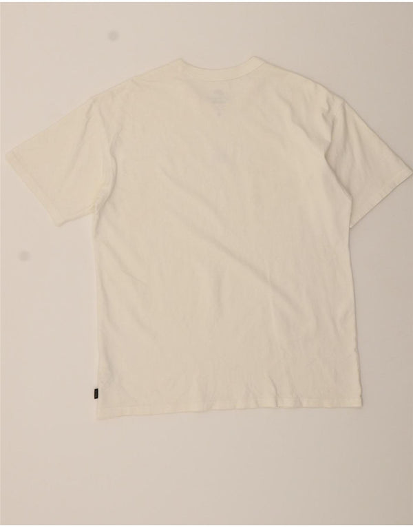 NIKE Mens Loose Fit T-Shirt Top Medium White Cotton