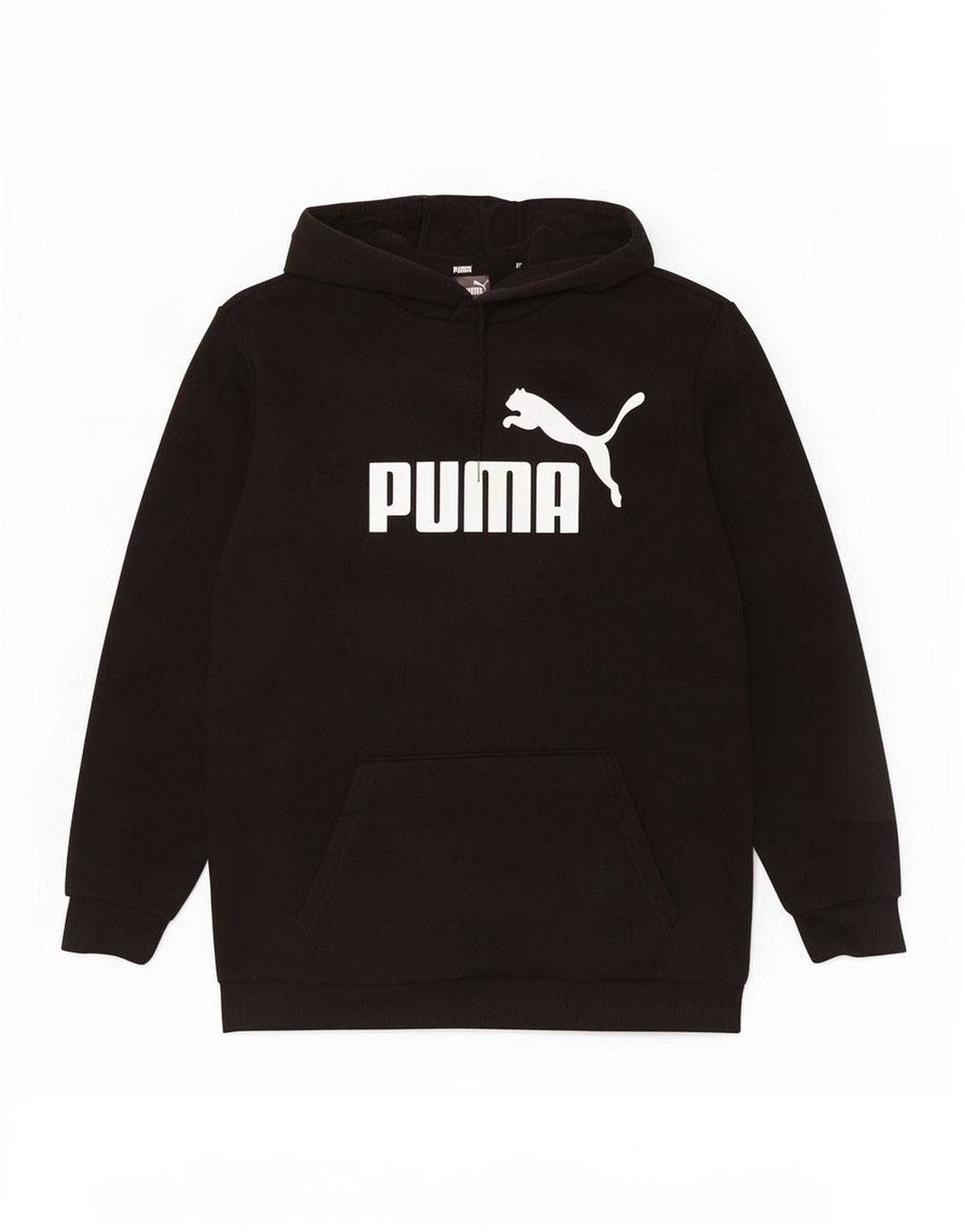 Puma Hombre Sudadera Con Capucha Gráfica Jersey De Algodón Negro Mediano
