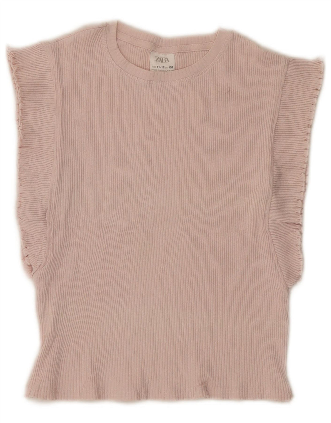 Zara Top Chaleco Niña 11-12 Años Rosa