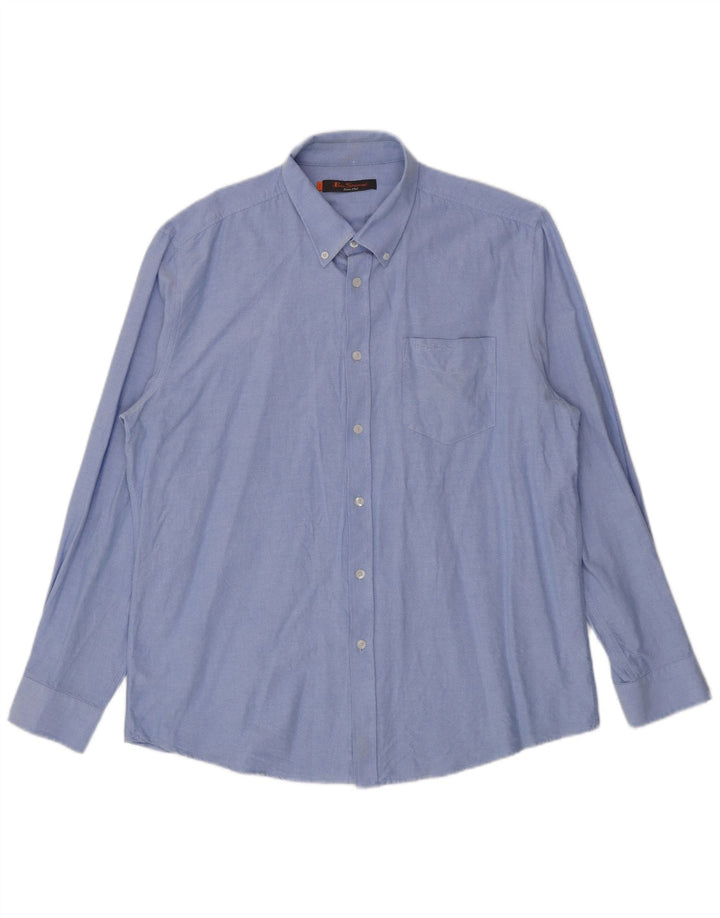 Ben Sherman Camisa Hombre XL Algodón Azul