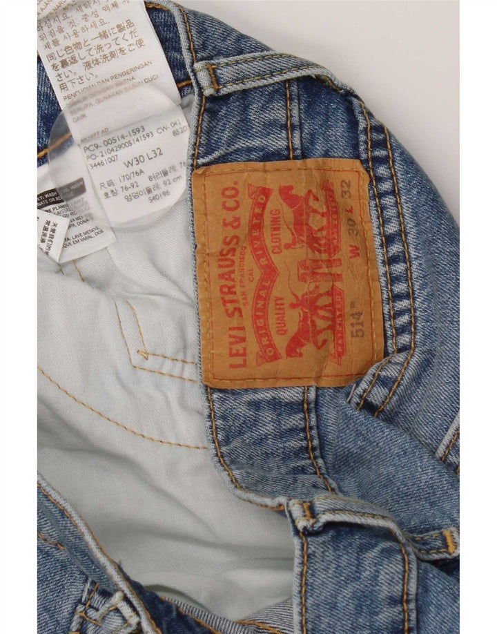 Levi's Vaqueros rectos 514 para hombre W32 L32 Algodón azul