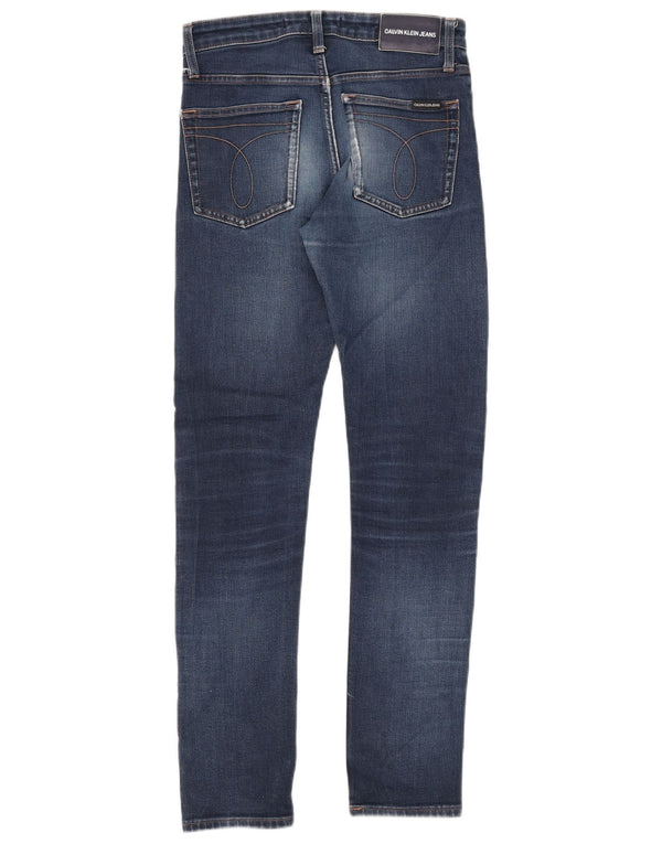 Calvin Klein Jeans ajustados para hombre W28 L32 Algodón azul