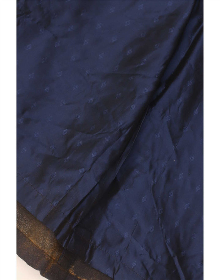 Vintage hombres abrigo Reino Unido 38 medio azul marino