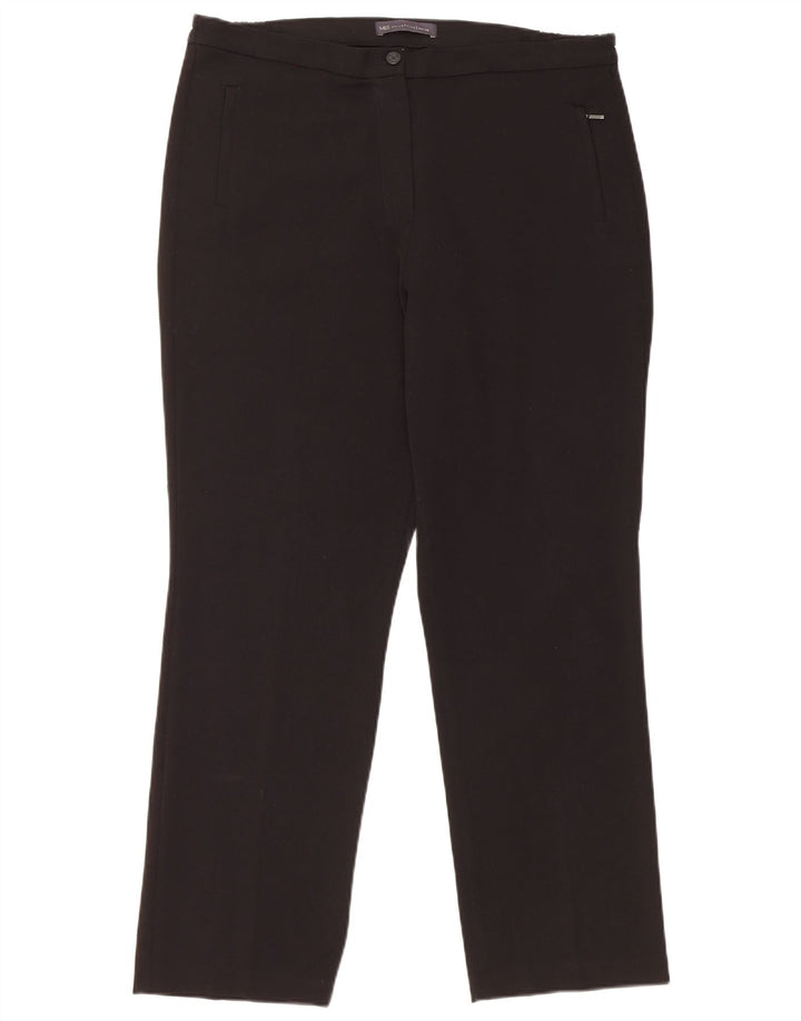 Marks & Spencer Pantalones informales ajustados para mujer W36 L28 Negro