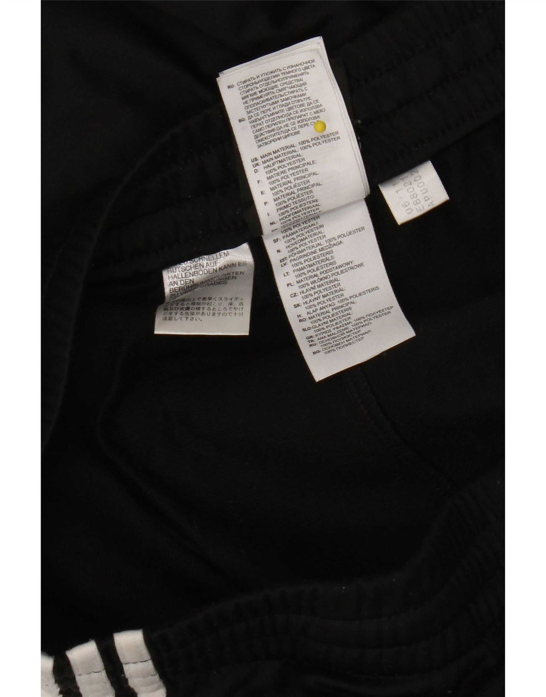 Adidas Mens Clima 365 Pantalones De Chándal Grande Negro Poliéster