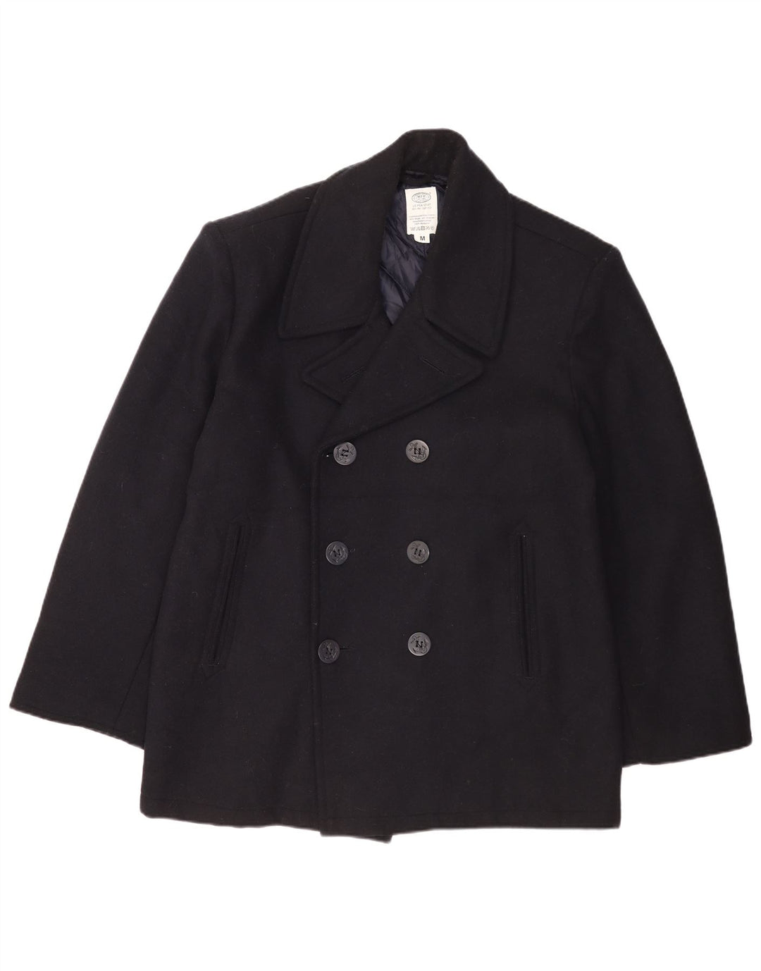 MFH Chaquetón para hombre UK 38 Medio Lana azul marino