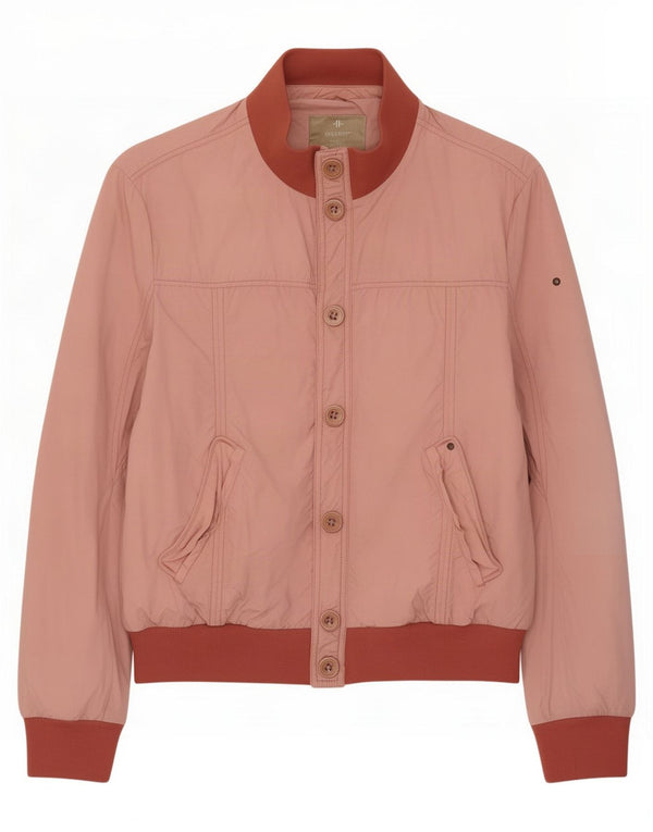Geospirit Chaqueta Bomber para Hombre UK 38 Medium Pink Colorblock