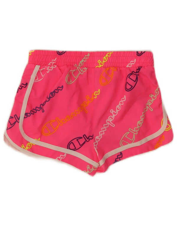 Champion Shorts deportivos gráficos para niñas 9-10 años Poliéster rosa medio