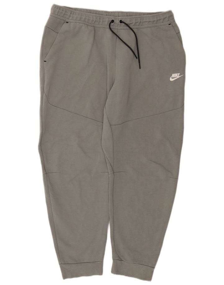 Nike - Pantalón de chándal para hombre, talla 2XL, algodón gris