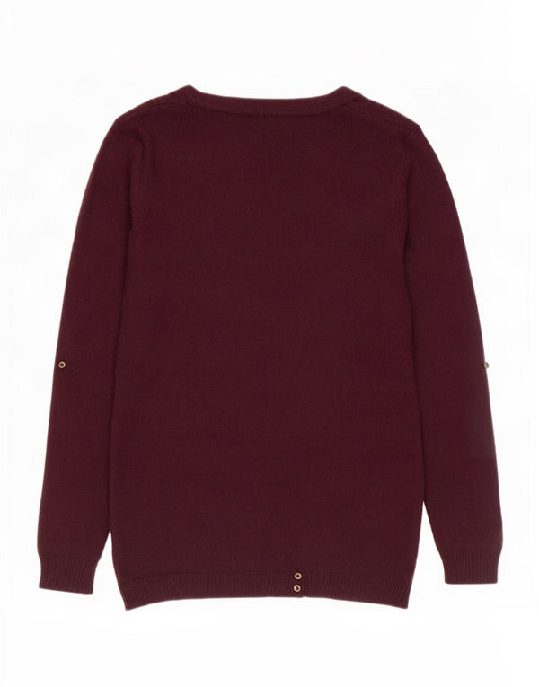 Cárdigan para mujer de White Stuff, talla 44, viscosa burdeos mediana