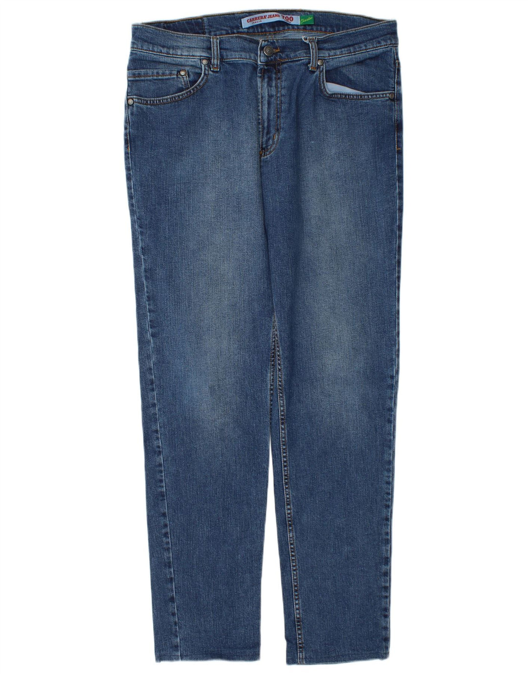 Carrera Jeans ajustados de corte regular para hombre W36 L30 Algodón azul