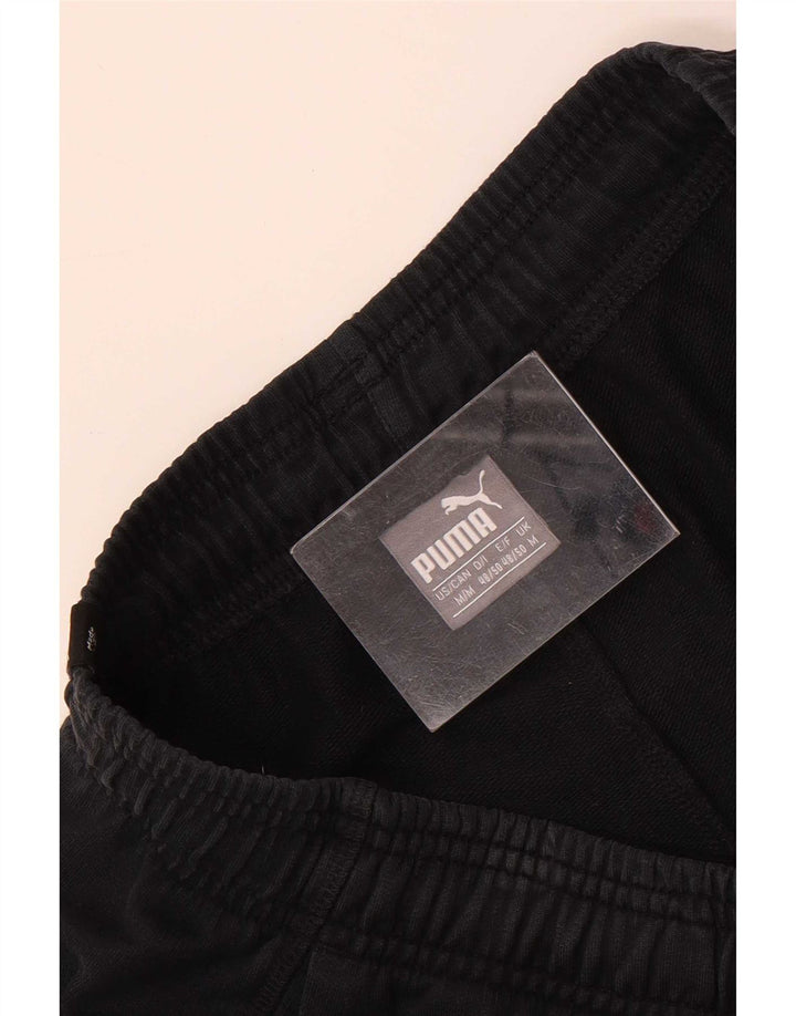 Pantalones cortos deportivos Puma Graphic Regular para hombre, talla mediana, color negro