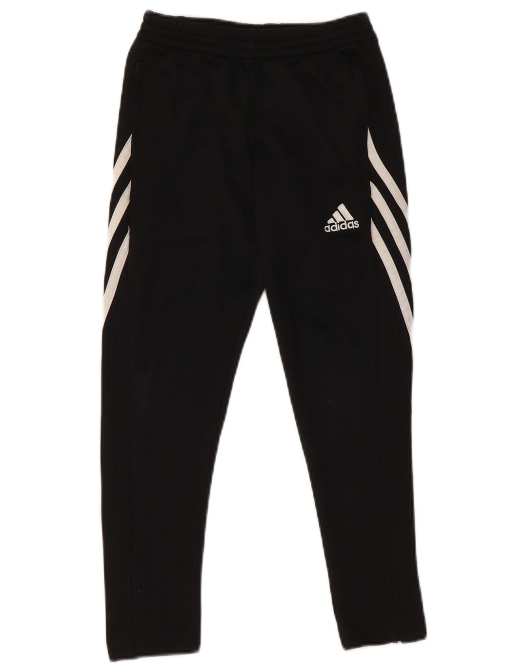 ADIDAS Chicos Climalite Chándal Pantalones 7-8 Años Pequeño Negro Poliéster