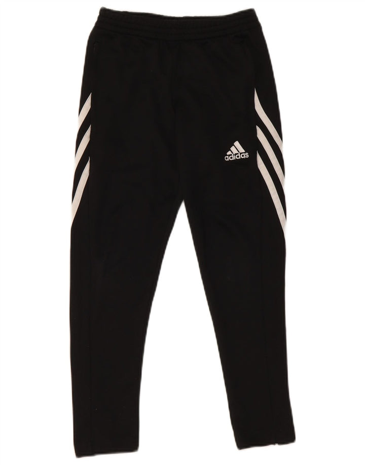 ADIDAS Chicos Climalite Chándal Pantalones 7-8 Años Pequeño Negro Poliéster