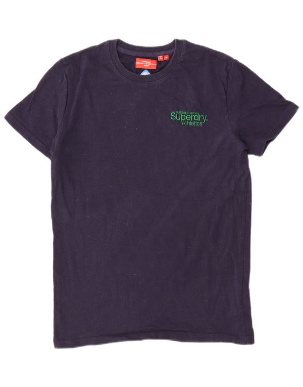 Camiseta Superdry Hombre Top Medium Azul Marino Algodón