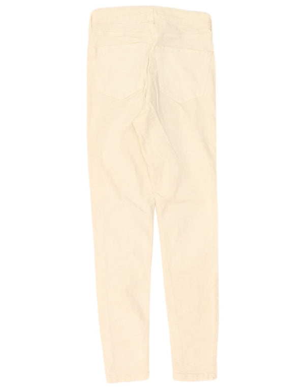 Vaqueros ajustados Jamie para mujer de Topshop W28 L30 de algodón blanco roto