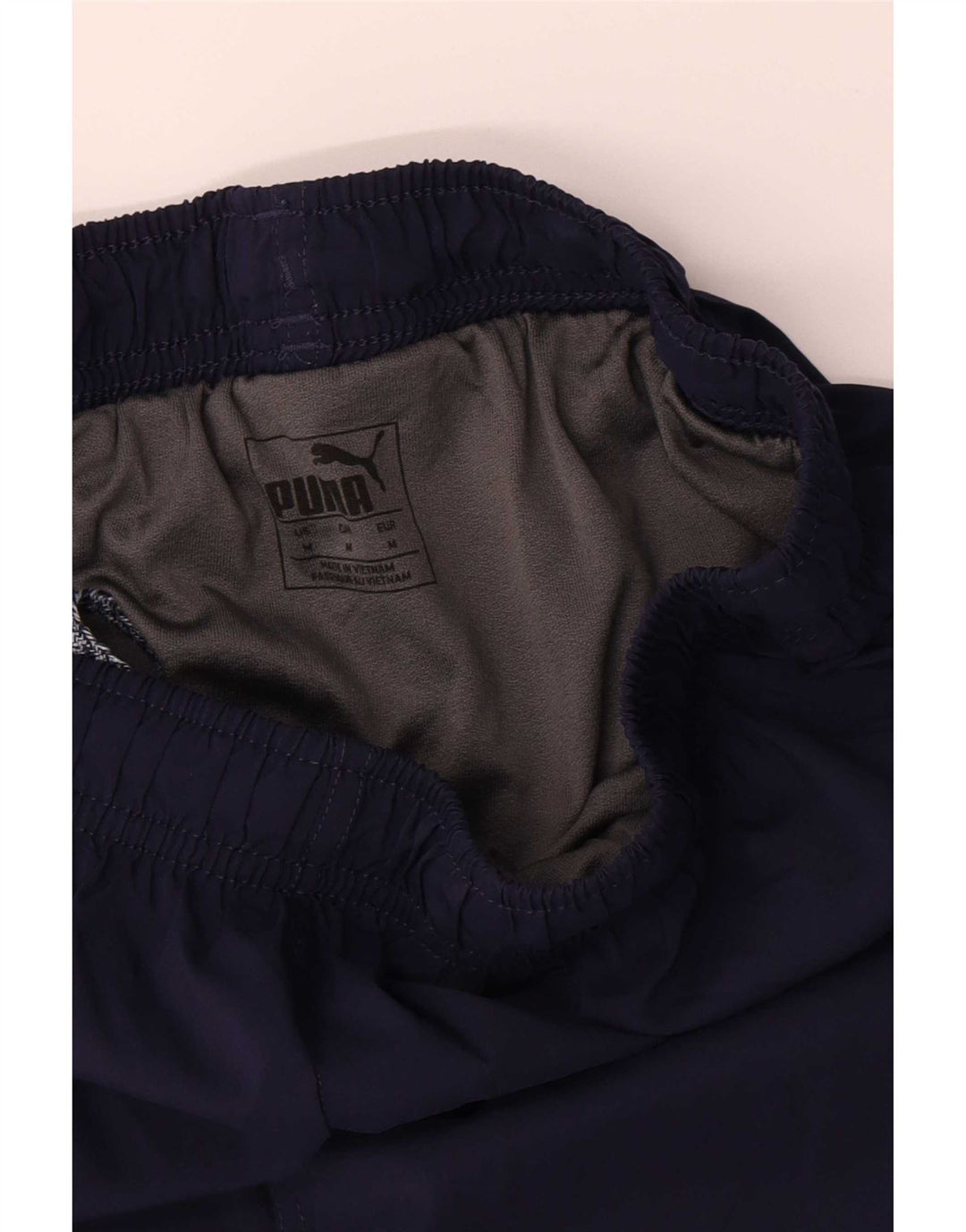 Pantalones cortos deportivos Puma para hombre poliéster azul marino mediano