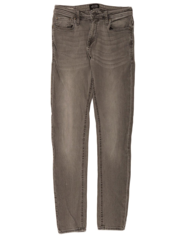 Jack & Jones Vaqueros pitillo para hombre W30 L32 Algodón gris