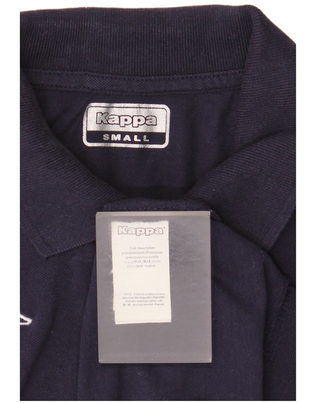 Kappa Polo Hombre Small Azul Marino Algodón