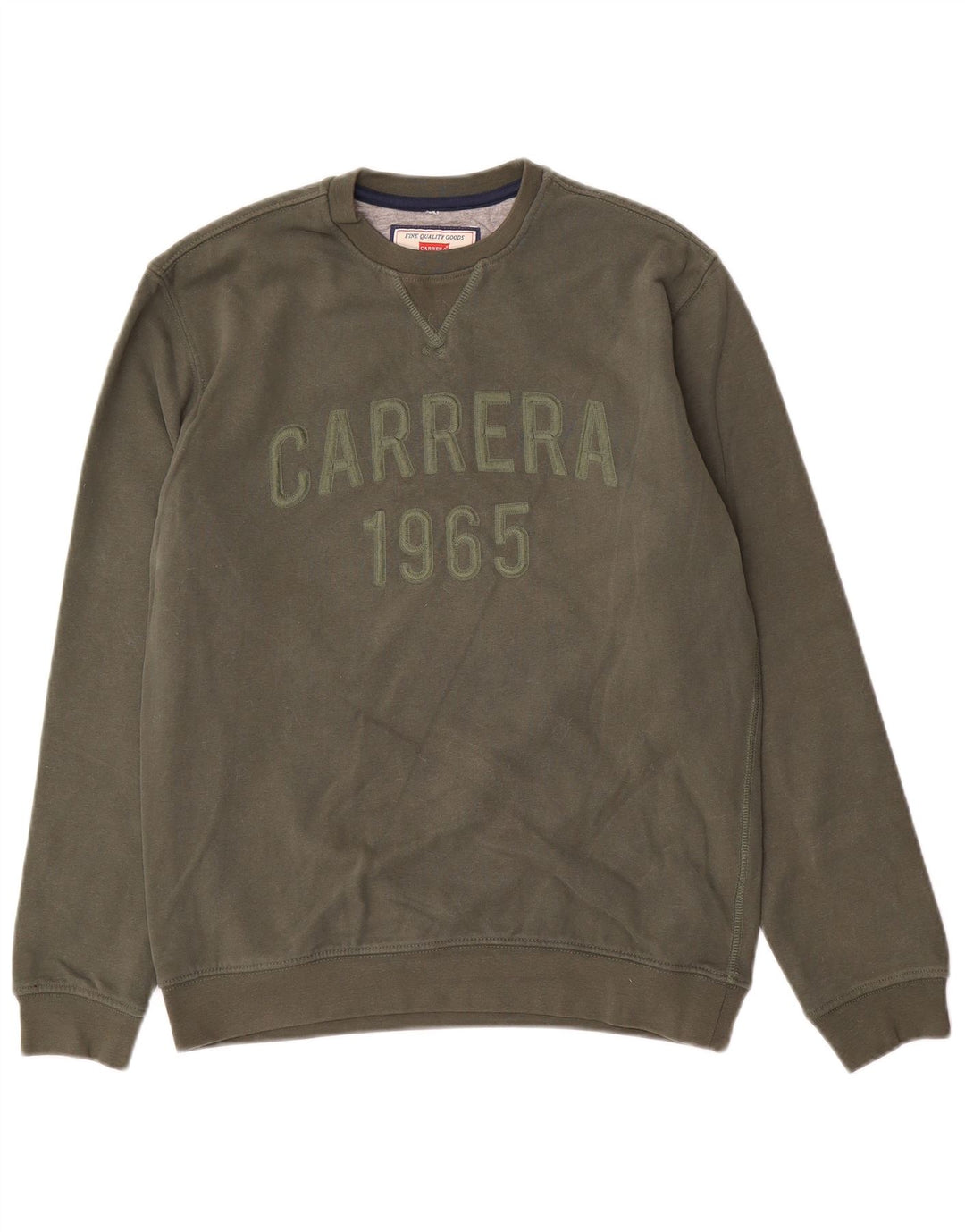 Carrera Sudadera Estampada Hombre Jersey Small Khaki Cotton