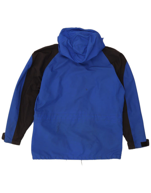 Berghaus Chaqueta cortavientos con capucha para hombre UK 42 XL Azul Colorblock