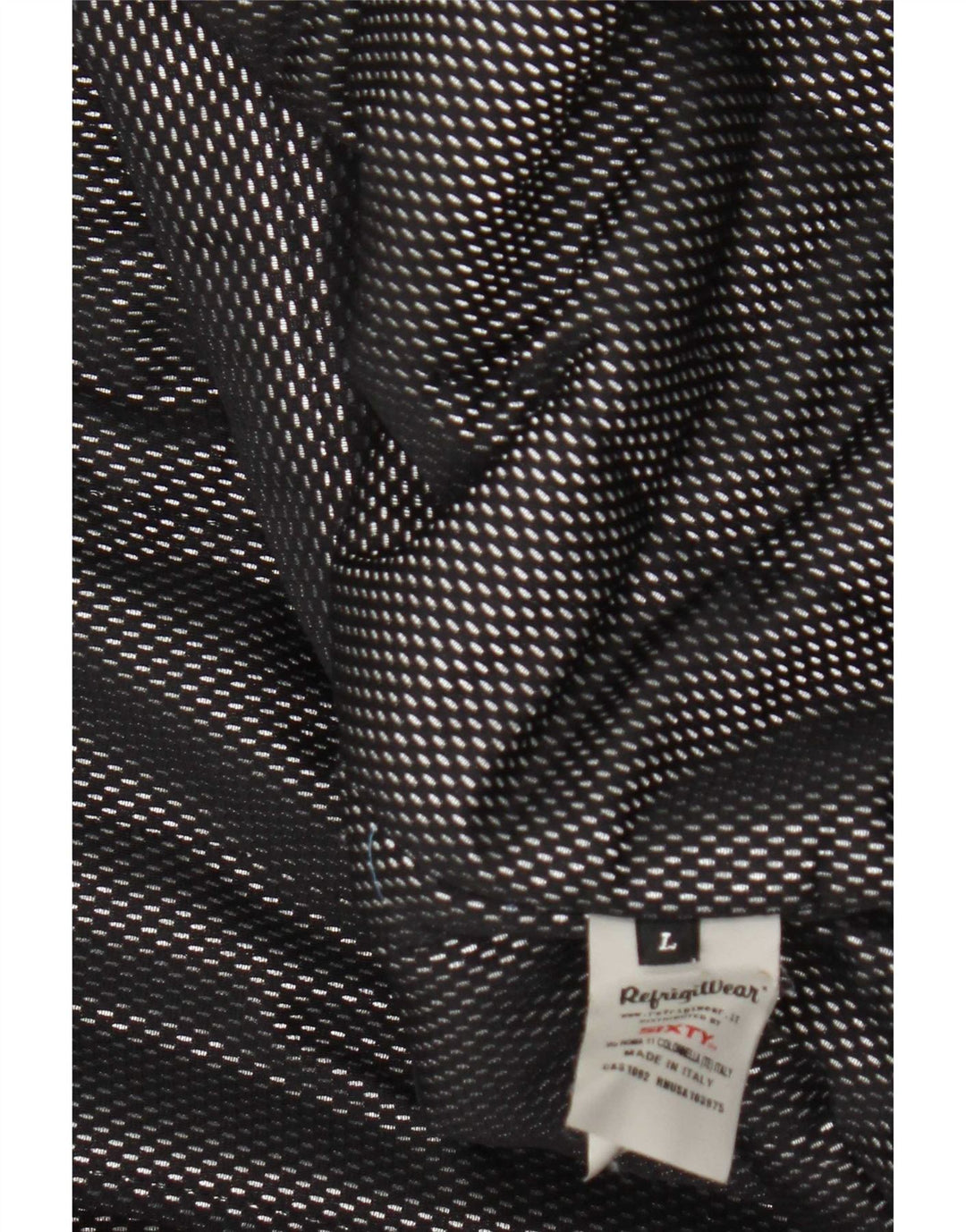 Refrigiwear Chaqueta bomber para hombre UK 40 Large Poliamida color blanco con bloques de color