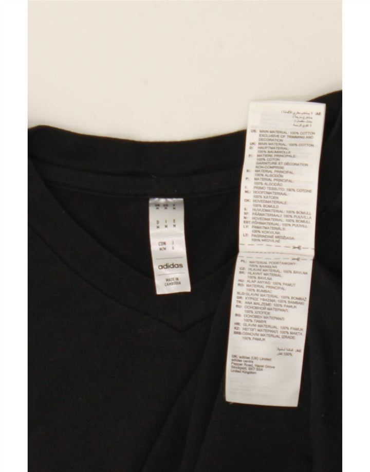 Camiseta Adidas Hombre Top Medium Negro Algodón