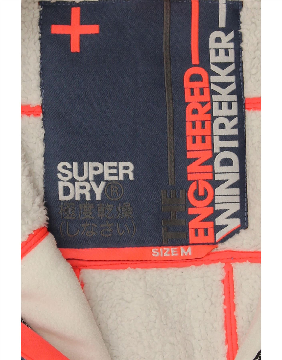 Superdry Chaqueta Cortavientos con Capucha The Windtrekker para Mujer UK 44 Azul Medio