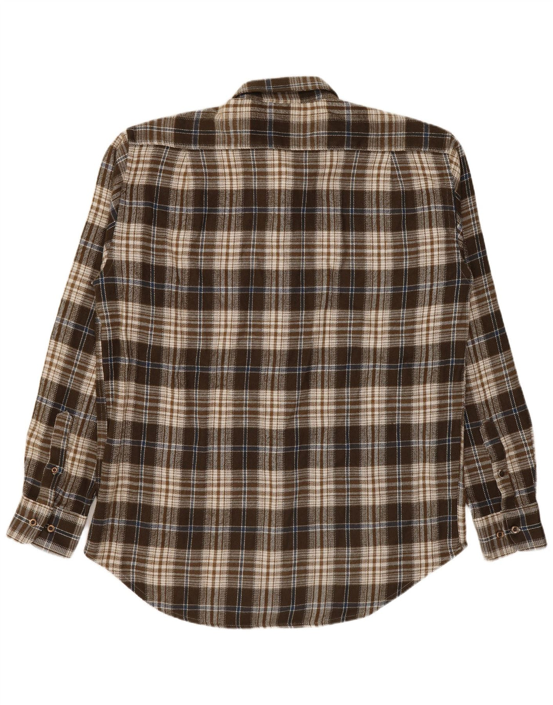 Nazca Camisa Sobrecamisa Hombre XL Marrón Cuadros Acrílico