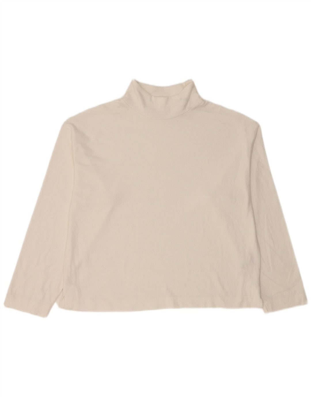 Marks & Spencer Top para mujer de manga larga UK 42 Poliéster blanco mediano