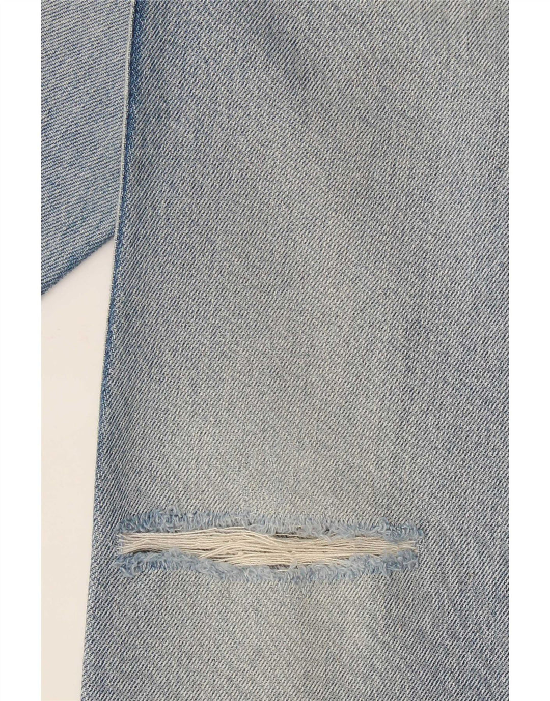 Roy Rogers Vaqueros rectos desgastados para hombre W34 L33 azul