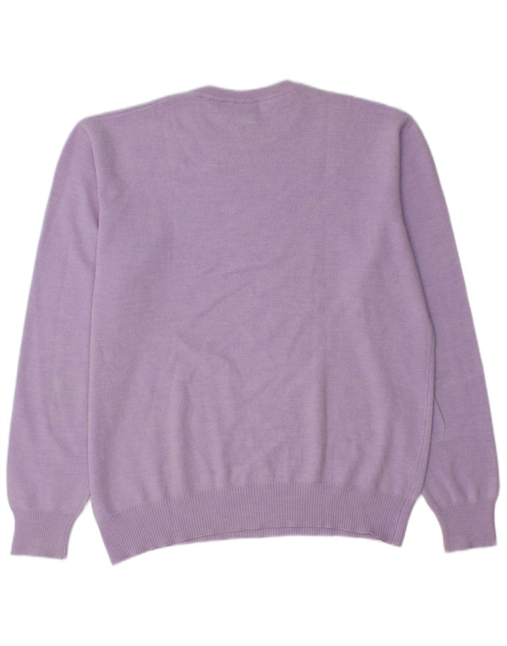 Murphy & Nye Suéter tipo jersey con cuello redondo para hombre Sailmakers XL Púrpura