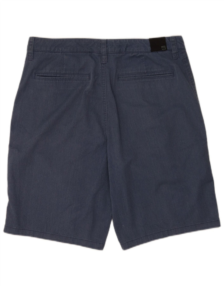 Pantalones cortos chinos Quiksilver para hombre W33 Algodón azul medio