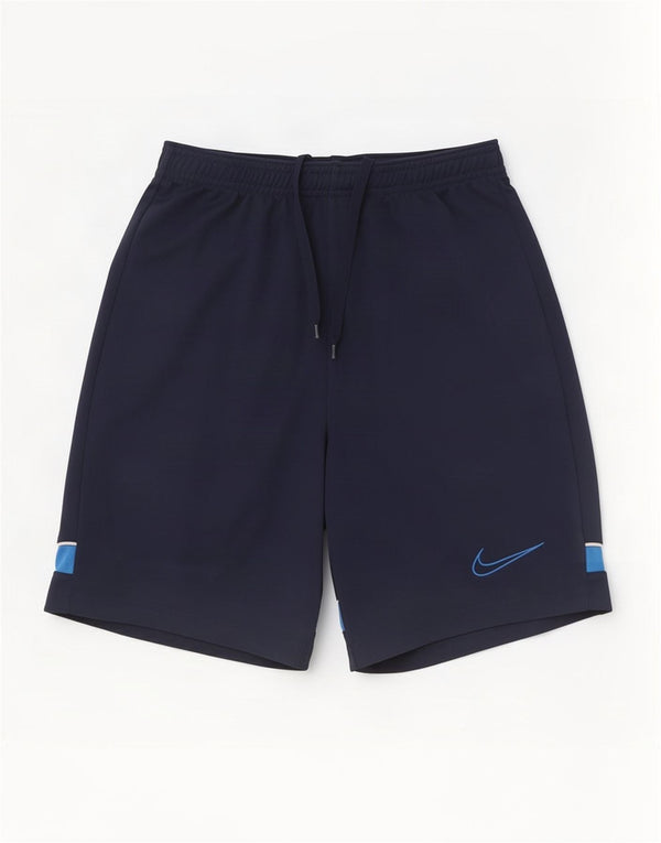 Nike - Pantalones cortos deportivos Dri Fit para niños de 12 a 13 años, talla grande, color azul marino