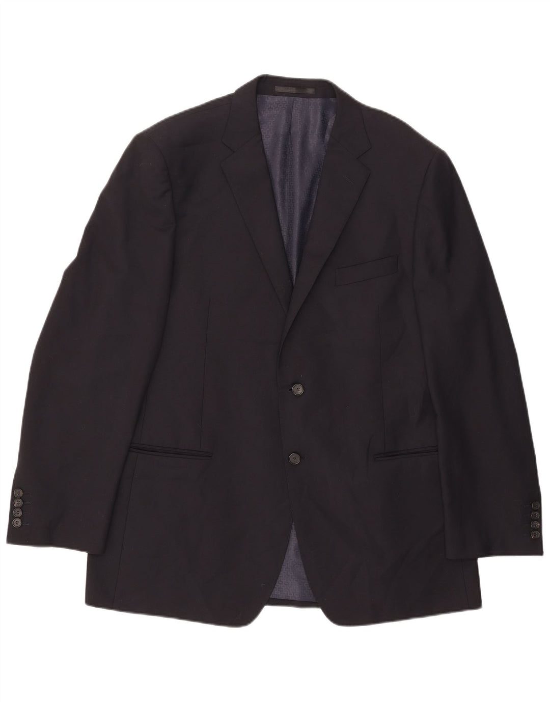 Marks & Spencer Chaqueta tipo blazer con 2 botones para hombre, talla 44, color azul marino