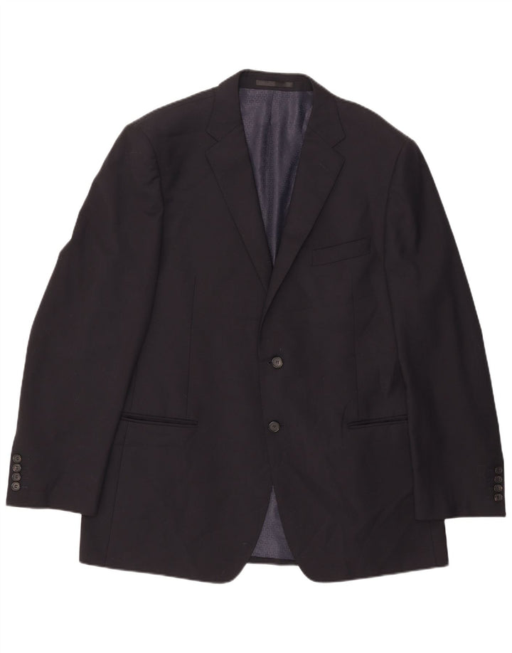 Marks & Spencer Chaqueta tipo blazer con 2 botones para hombre, talla 44, color azul marino