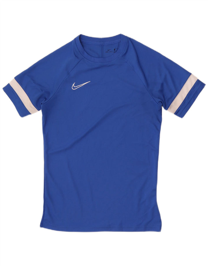 NIKE Camiseta Dri Fit para Hombre Top Small Azul Colorblock Poliéster