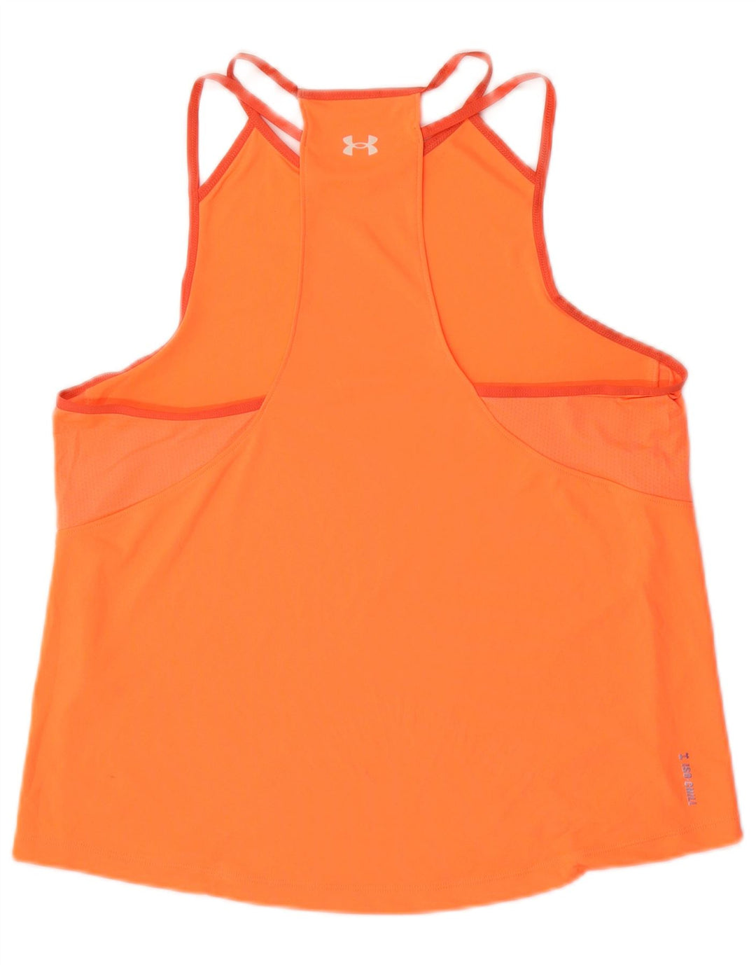 Under Armour Camiseta sin mangas para mujer UK 40 Grande Poliéster naranja