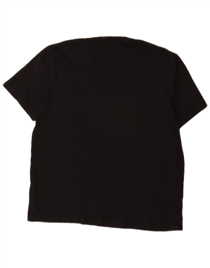 Cos Camiseta Regular Fit para Hombre Top XL Algodón Negro