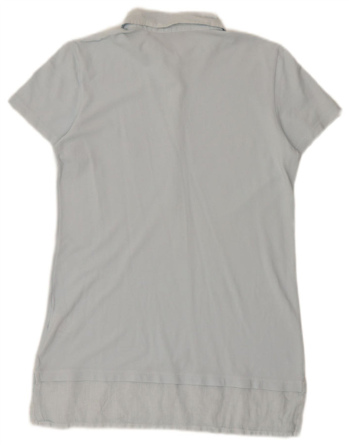 Fred Perry Vestido Polo Para Mujer UK 42 Algodón Azul Medio