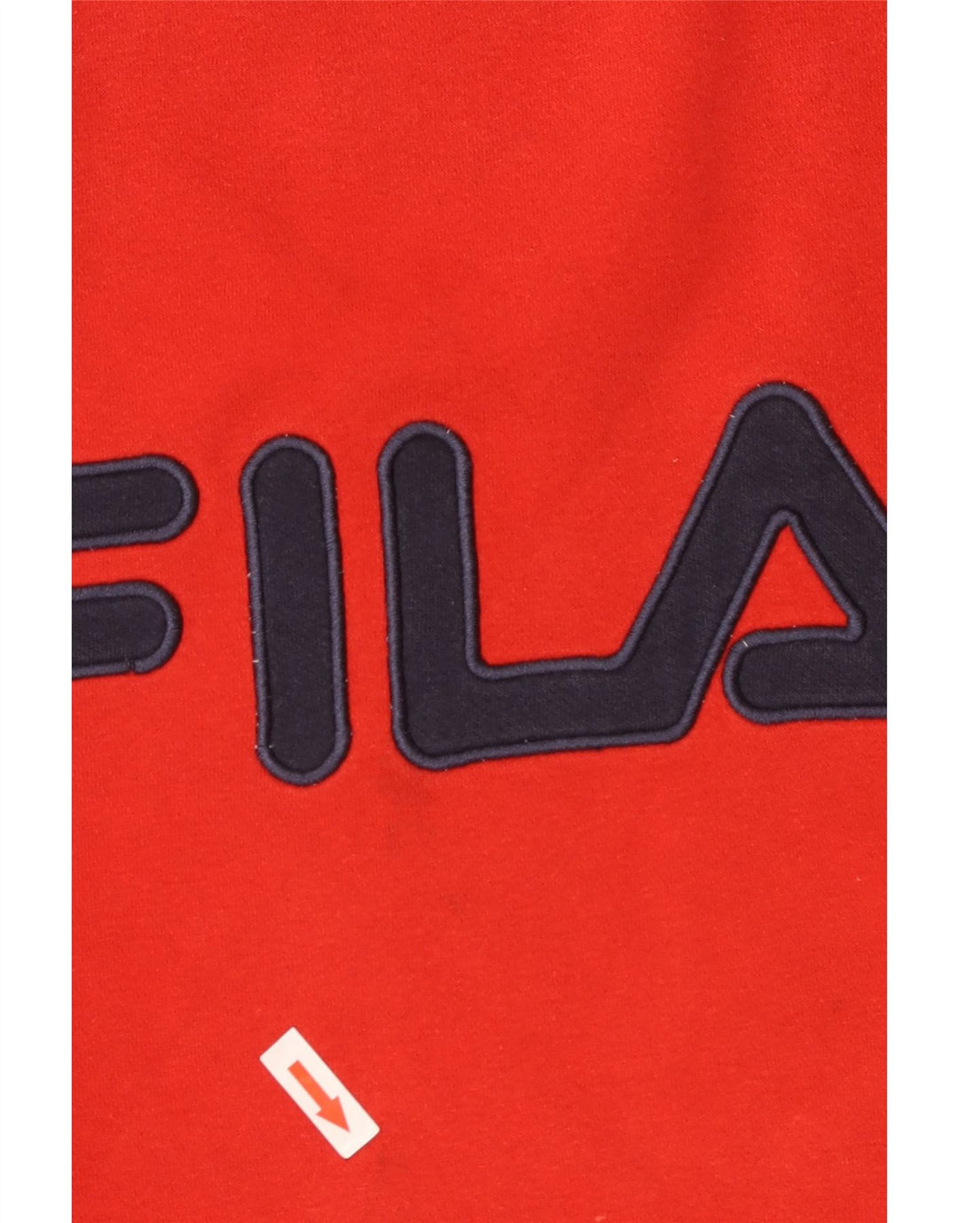 Fila Hombre Graphic Sudadera Jumper Pequeño Algodón Rojo