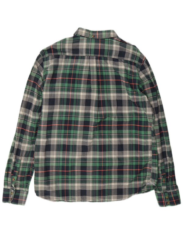 Camisa de franela Vans Hombre XL Algodón a cuadros verdes