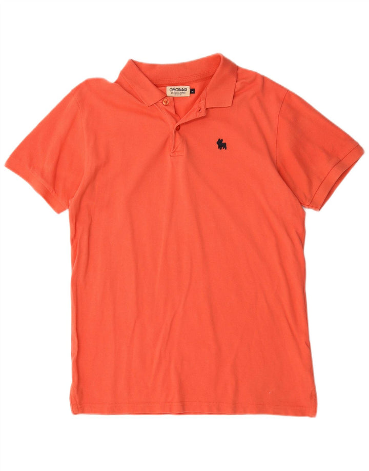 Polo Jack & Jones para hombre de algodón rosa grande
