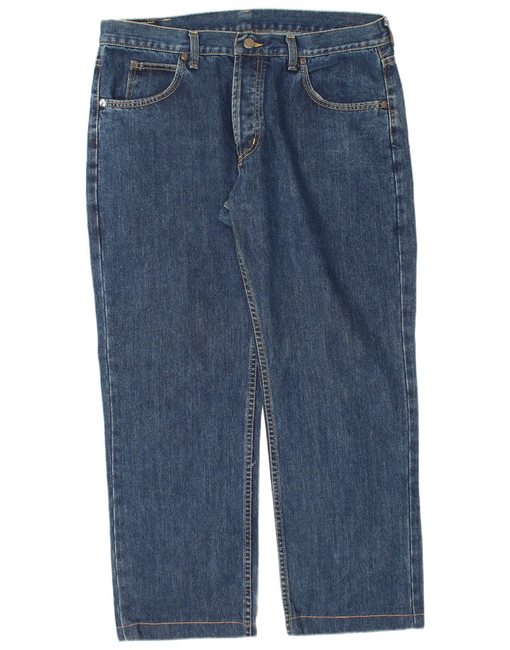 Lee Vaqueros Rectos Seattle para Hombre W36 L28 Algodón Azul