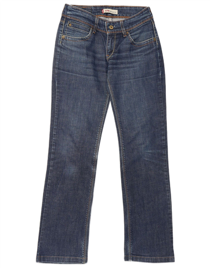Vaqueros Levi's Mujer 570 Rectos W29 L30 Algodón Azul