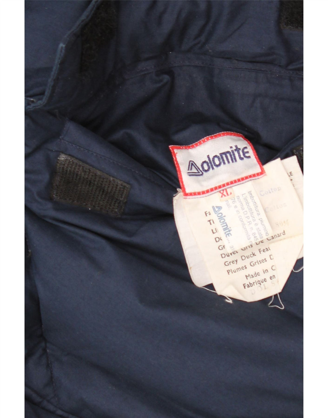 DOLOMITE Chaqueta acolchada reversible para hombre UK 42 XL Algodón amarillo