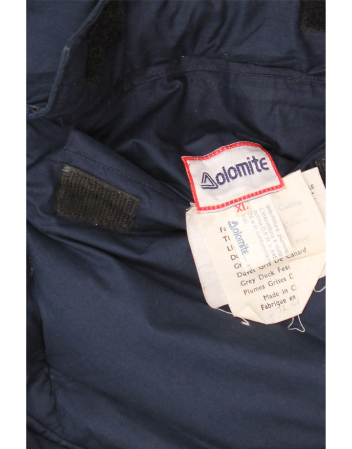DOLOMITE Chaqueta acolchada reversible para hombre UK 42 XL Algodón amarillo