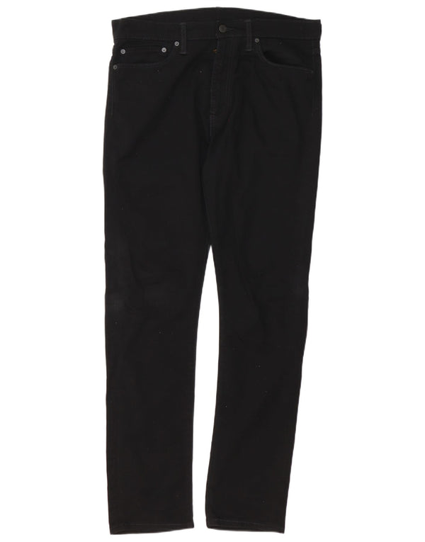 Levi's Mens 510 pantalones casuales ajustados W36 L34 Negro